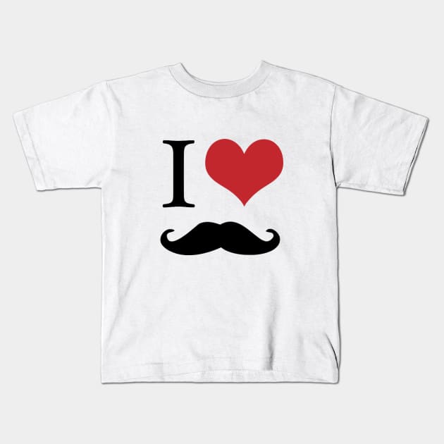 Te amo Kids T-Shirt by LegnaArt